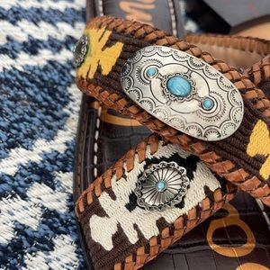 Sam Edelman Western Slides (size 10) never worn